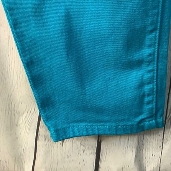K. Jordan Aqua Women’s Skinny Jeans, size 16, Colored Jeans, New, - Picture 2 of 7
